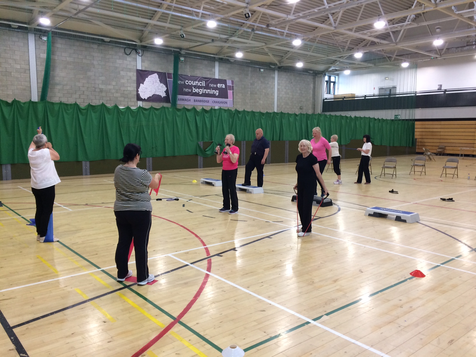 A fitness session in Northern Ireland