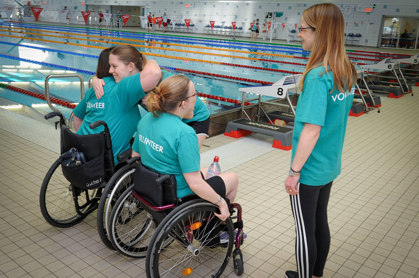 Photo of young disabled people volunteering