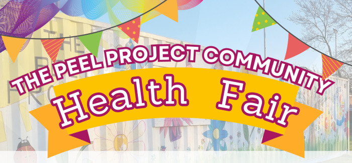 The Peel Project Community Health Fair logo.